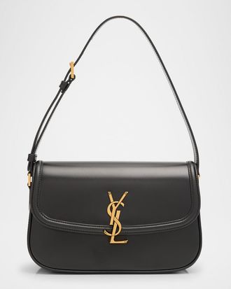 Saint Laurent Solferino Medium YSL Shoulder Bag in Smooth Leather