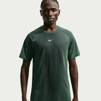 Nike Mens Stride Aero-FIT Short-Sleeve Running Top in Black | IH0745-010
