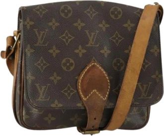 Louis Vuitton Pre-owned Canvas Cross Body Bag - Dames - Vintage Schoudertas - Bruin - ONE Size - Vintage
