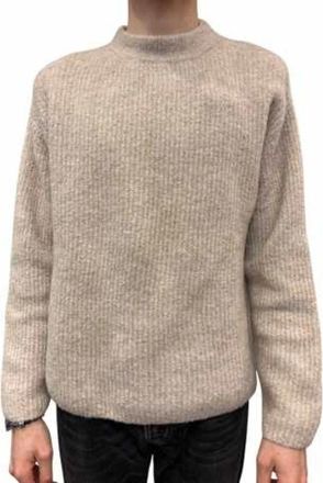 Baldessarini Truien & Vesten, Heren, Beige, M, Katoen, Kabuki Ronde Hals Jumper