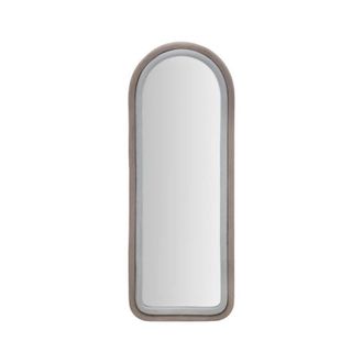 Dmora Dmora - Espejito Bondone, Espejo, Objeto De Decoraci&oacute;n De Pared, Decoraci&oacute;n De Espejo, 60x4 H160 Cm, T&oacute;rtola Y Gris