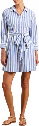 Trovata Luli Volpi Striped Dress In Blue Stripe