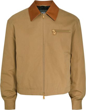 Versace Quilted Canvas Jacket - Beige - 52 (IT52 / XL)