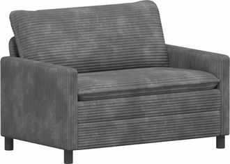 vidaXL Sof&aacute; Gris Claro 126 X 81 X 87,5 Cm Poli&eacute;ster Vidaxl
