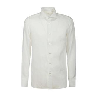 Borriello Formal Shirt - Heren - Zakelijke Overhemden - Wit - S - Overhemden