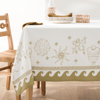 La Redoute Interieurs Tafelkleed in bedrukt en geborduurd katoen, Hector