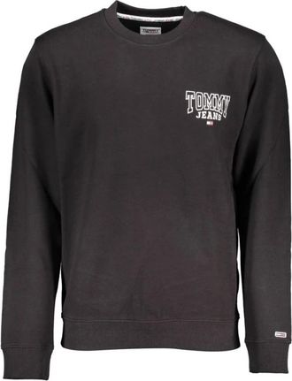 Tommy Hilfiger Zwarte Katoenen Heren Trui - Heren - Sweatshirts - Zwart - 2XL - Katoen - Hoodies & sweatvesten