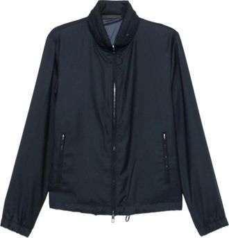 Giorgio Armani Icon Blouson - male - Giorgio Armani - Light Jackets - Blue - M - Jackets