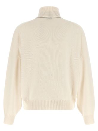 Brunello Cucinelli Womens White Cashmere Cardigan Clothing