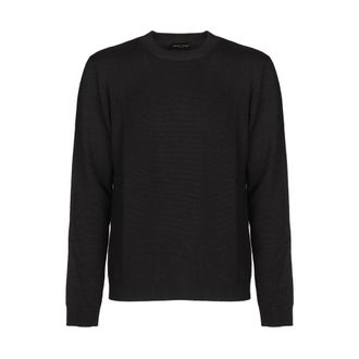 Roberto Collina Hombre, Jerseys, Negro, Talla: XL