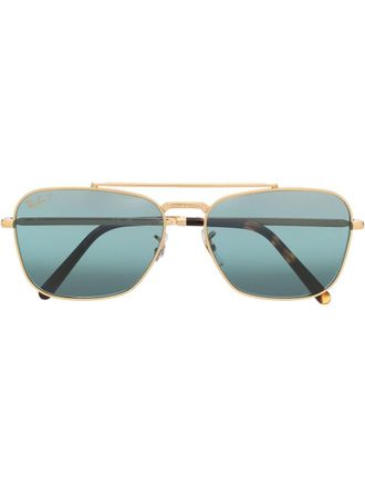 Ray-Ban Occhiali modello aviator rettangolari - Oro