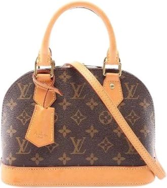 Louis Vuitton Pre-owned Alma BB Monogram Coated Canvas 2way Bag - - Pre-owned - Donna - Marrone - ONE SIZE