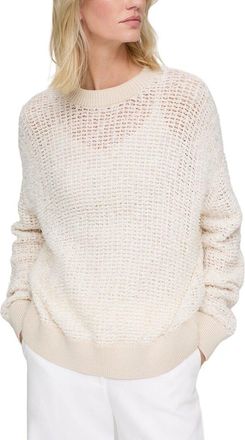 Lafayette 148 New York Textured Open Stitch Pullover