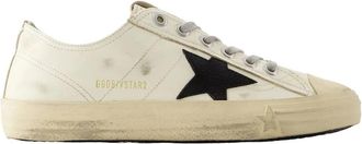 Golden Goose V-Star Sneakers - Heren - Sneakers - Wit - 46 EU - Katoen - Schoenen