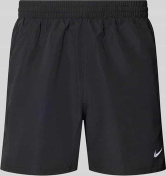 Nike Badeshorts mit Logo-Stitching und Eingrifftaschen in Black, Gr&ouml;&szlig;e XXL
