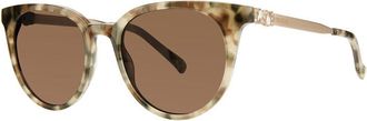 Vera Wang Shamari Tortoise Womens Sunglasses Tortoiseshell Size 51 - Free RX Lenses - Free RX Lenses