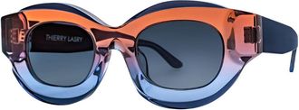 Thierry Lasry Baddy 627 Womens Sunglasses Blue Size 47