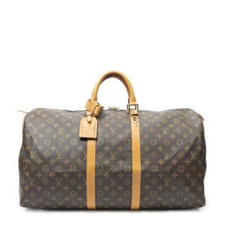 Louis Vuitton Pre-owned Womens Keepall 55 Travel Bag - Brown - One Size