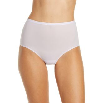 Chantelle Soft Stretch High Waist Briefs in Mauve at Nordstrom