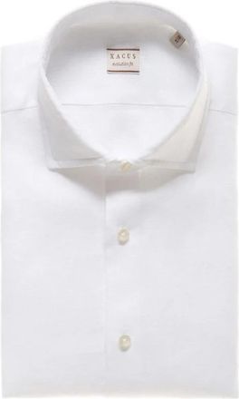 Xacus shirt 11295722ml-001 - Heren - Zakelijke Overhemden - Wit - L - Overhemden