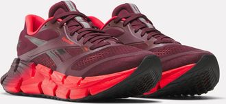 Reebok Laufschuh REEBOK FLOATZIG 2, Damen, Gr. 37,5, schwarz cherry, schwarz, energy rot, Synthetik, Textil, Schuhe Laufschuh