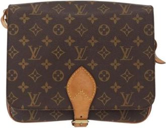 Louis Vuitton Pre-owned Cross Body Bags, female, Brown, Size: ONE SIZE Pre-owned Canvas Cross Body Bag