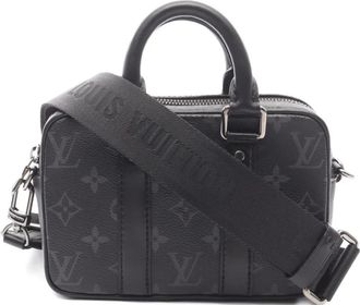 Louis Vuitton Borsa a mano Nano con monogramma 2021 - Nero
