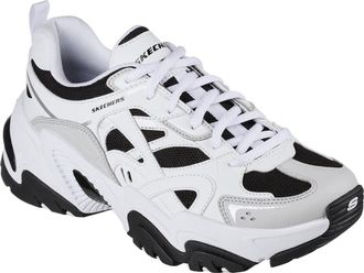 Skechers Womens Staminav2 in White/Black - Size UK 2.5