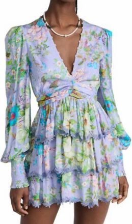 Hemant & Nandita Laya Mini Dress In Lilac