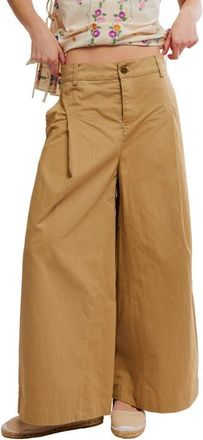 Free People Silverlake Wide Leg Chino Pants in Dill Seed at Nordstrom, Size 10
