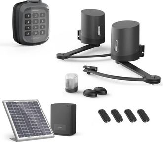 Avidsen Motorizaci&oacute;n Solar Para Puerta Batiente Avidsen Orane 510 + Teclado Con C&oacute;digo + 2 Mandos A Distancia Adicionales (4 En Total)