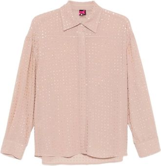 Pinko Camicia Regular - Dames - Overhemden - Roze - M - Overhemden