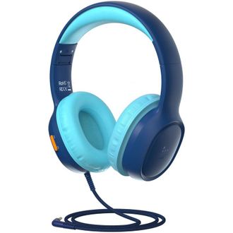 OEM Auriculares Con Cable Kh01 Para Ni&ntilde;os, Seguros Y Con Control De Volumen, Color Azul