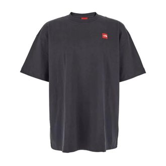 The North Face Logo-patch T-shirt - Heren - Sport - Zwart - Maat: L Katoen