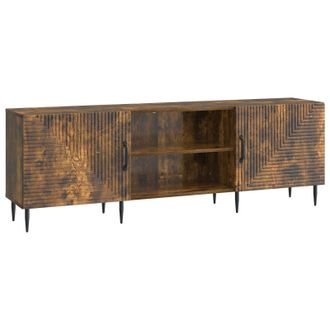 vidaXL Mueble De Tv Roble Ahumado 150 X 31 X 50 Cm Vidaxl
