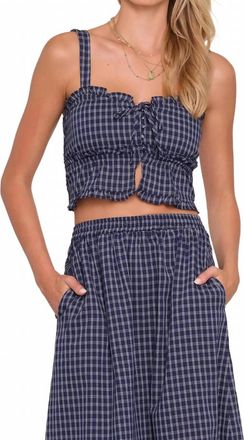 Heartloom Shawn Top In Indigo