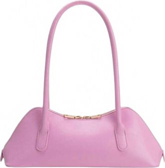 Melie Bianco Womens Dakota Vegan Leather Shoulder Bag In Pink