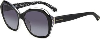 Kate Spade New York Lottie/G/S Asian Fit Polarized 807/WJ Womens Sunglasses Black Size 55