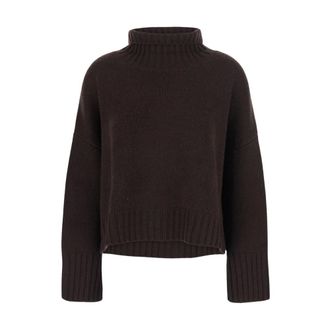 Soft Goat Truien & Vesten, Dames, Bruin, S, Kasjmier, Girlfriend Turtleneck