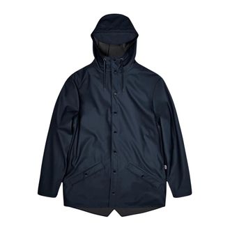 Rains Jacket - Dames - Regenjassen - Blauw - XS - Leer - Jassen