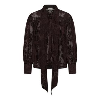 MY ESSENTIAL WARDROBE Blouses & Hemden - Dames - Blouses & Shirts - Bruin - Maat: XL