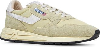 Autry Mens Sneakers Reelwind Low White Nylon Trainers