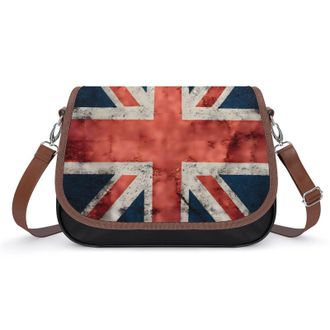 Generic Vintage Union Jack Flag Fashion Womens Crossbody Bags Novelty Handbag Shoulder Bag Purse