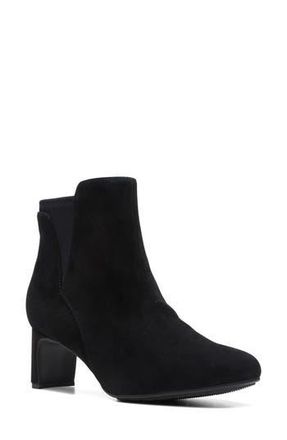 Clarks Kyndall Faye Bootie in Black Suede at Nordstrom Rack, Size 9.5