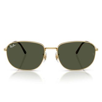 Ray-Ban Sunglasses Rb3754 001/31 Gold/Green Unisex