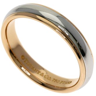 Tiffany & Co. Pink Gold (18K) Platinum 950 Band Ring (Pre-Owned)