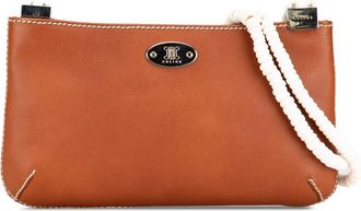 Celine Pre-owned Celine Calfskin Shell Strap Shoulder Bag Ladies CE00/13