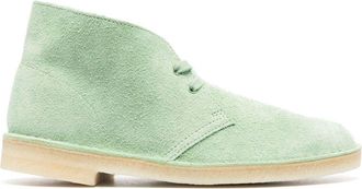 Clarks Desert lace-up boots - men - Fabric - 10.5 - Green