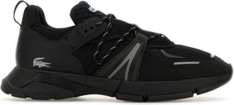 Lacoste Zwarte Stoffen Sneakers - Heren - Sneakers - Zwart - 40 1/2 EU - Schoenen
