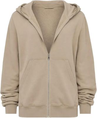 Rick Owens Jumbo Gimp Hoodie - Heren - Vesten met rits - Beige - L - Hoodies & sweatvesten